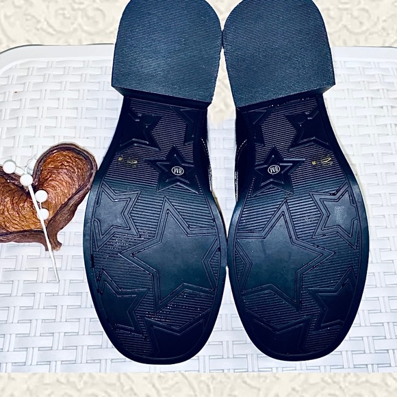 Dirty Laundry Platform Black Patent Gatsby Derby Oxfords Dark Academia - Picture 16 of 17